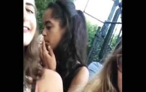 People rush to Malia Obama’s defense as video emerges of her smoking something at Lollapalooza